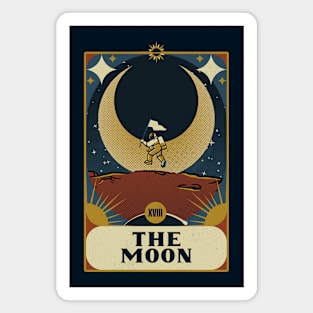 Astronaut Tarot Moon by Tobe Fonseca Magnet